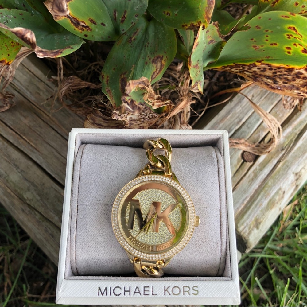 Micheal kors blinged out watch